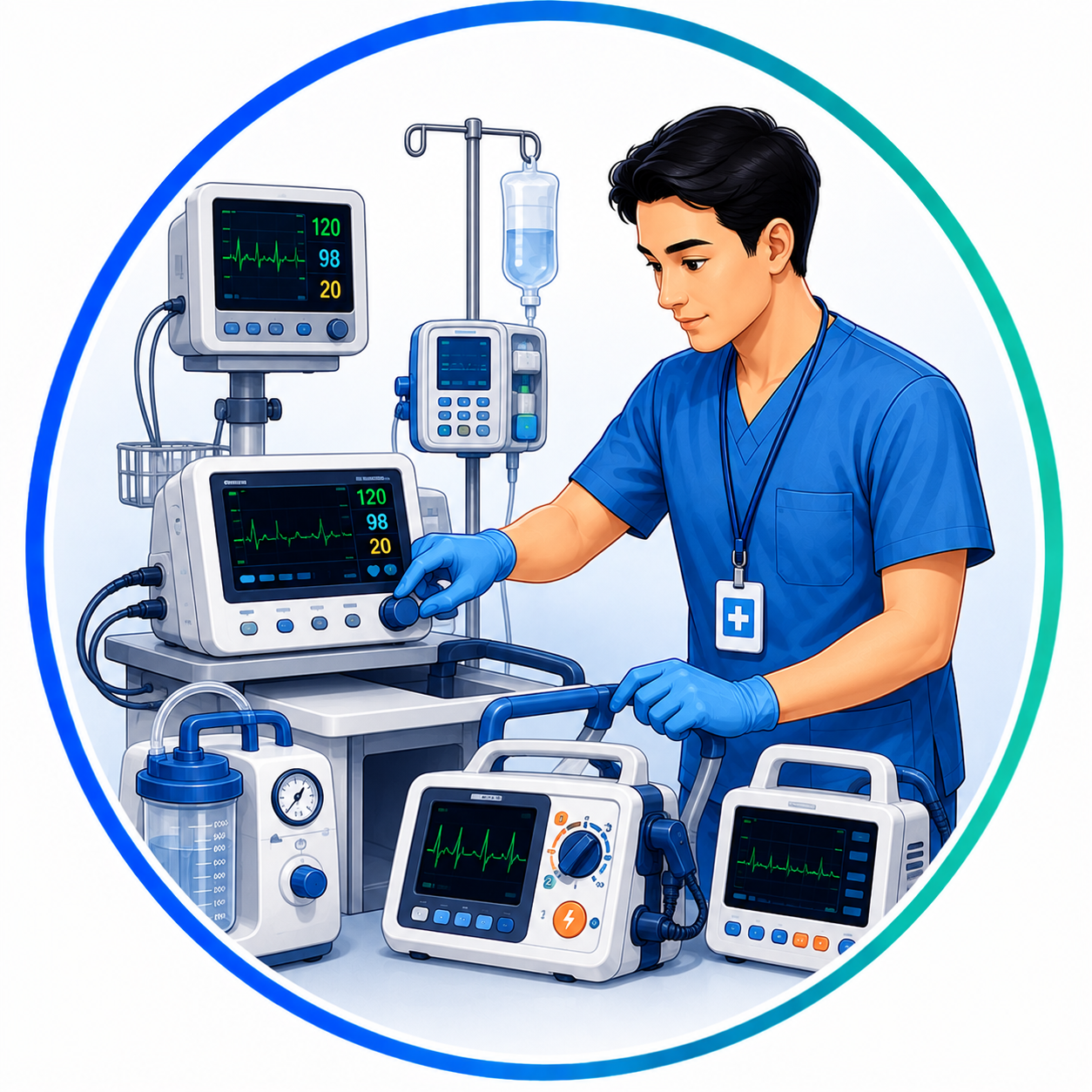 Medical equipment handling